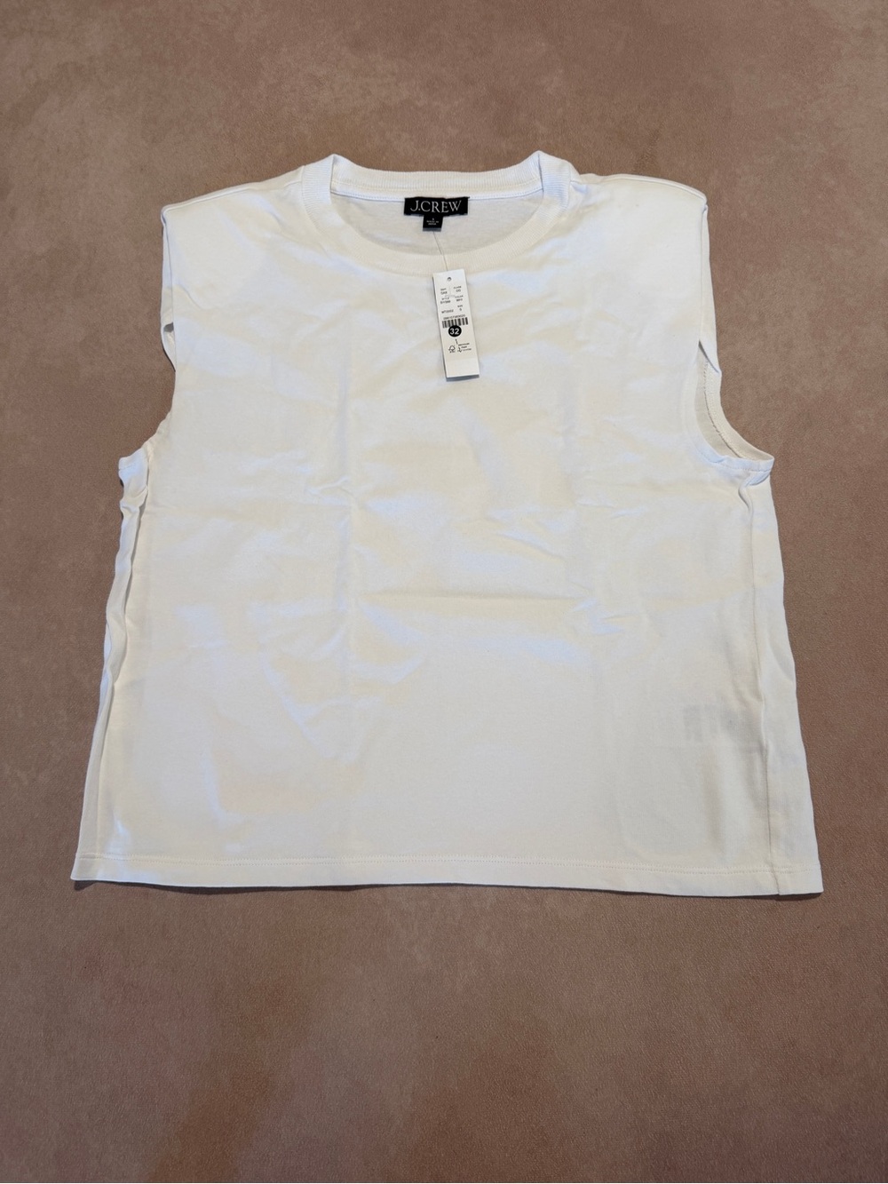 J. Crew Structured muscle T-shirt in mariner cotton • size small • NWT • BY399